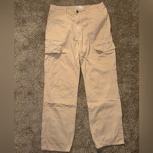 Zara Beige Cargo Pants